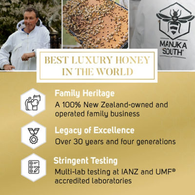 MANUKA SOUTH Manuka Honey UMF 22+, 250g 3