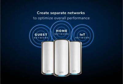 NETGEAR Orbi 970 (RBE973S) WiFi 7 Mesh System: 3-Pack 6