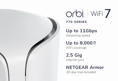 NETGEAR Orbi 770 (RBE773) WiFi 7 Mesh System 3