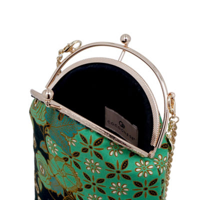 COCOONESE Phone Wallet - Rose Reverie (GREEN) 3