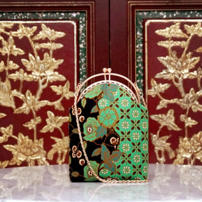 COCOONESE Phone Wallet - Rose Reverie (GREEN) 6