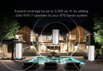 NETGEAR Orbi 970 (RBE970) WiFi 7 Mesh Add-on Satellite 4