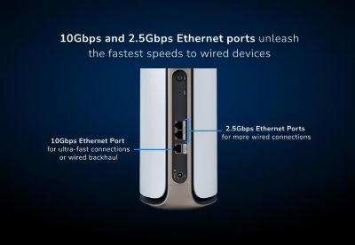NETGEAR Orbi 970 (RBE970) WiFi 7 Mesh Add-on Satellite 5