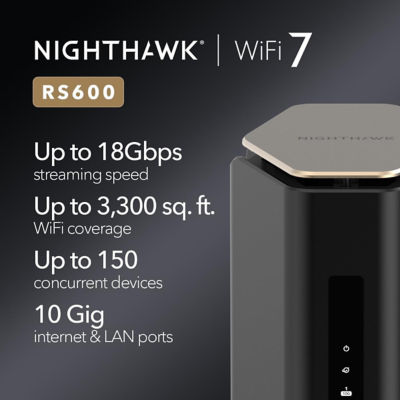 NETGEAR Nighthawk WiFi 7 Router (RS600) 3