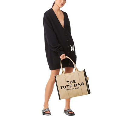 MARC JACOBS The Jacquard Large Tote Bag Warm Sand M0017048 5