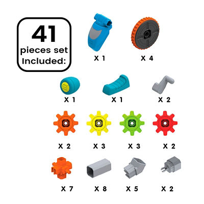  Hap-P-Kid Hap-P-Kid Little Learner 3 in 1 STEM Bike Gear 4