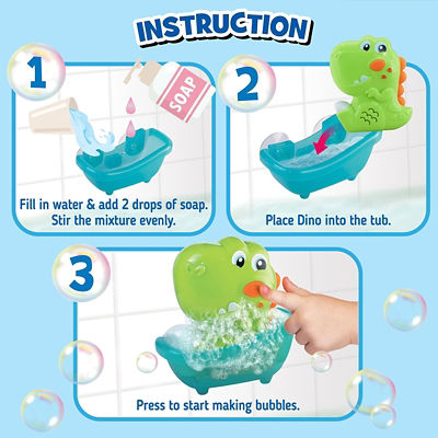 Hap-P-Kid Hap-P-Kid Little Learner Bath Bubble Dino 7