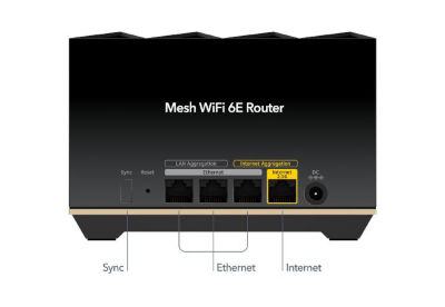 NETGEAR Nighthawk Tri-Band WiFi 6E Mesh System (MK92), 5.7Gbps, Router + 1 Satellite 8