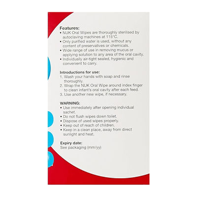 NUK Oral Wipes 3