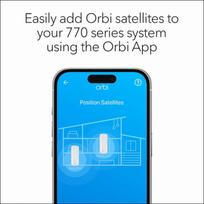 NETGEAR Orbi 770 (RBE770) WiFi 7 Mesh Add-on Satellite 5
