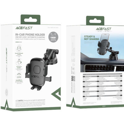 Acefast D57 One-Key Lock Car Holder For Dashboard And Windshield 5