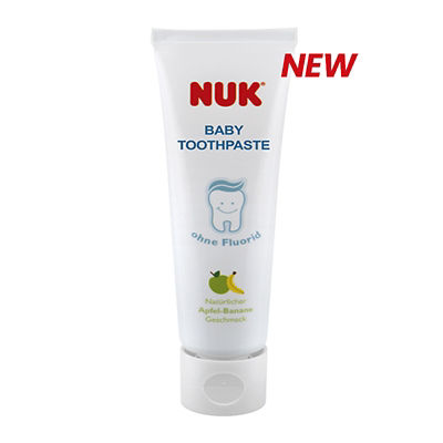 NUK [Buy 1 Free 1] NUK Baby Toothpaste 40ml - Natural Apple Banana Flavour 3