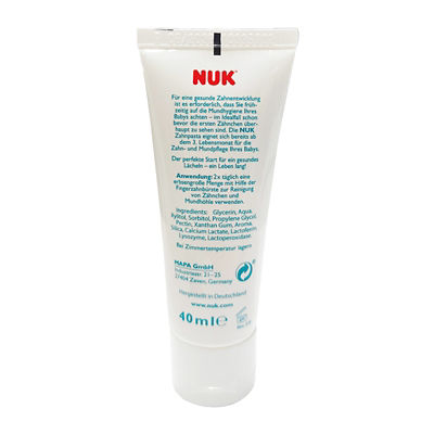 NUK [Buy 1 Free 1] NUK Baby Toothpaste 40ml - Natural Apple Banana Flavour 4
