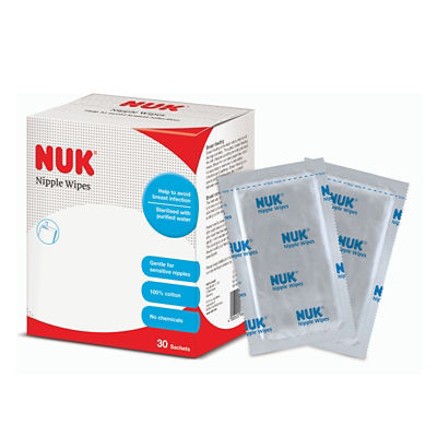 NUK Nipple Wipes 30 Sachet/ Box 4