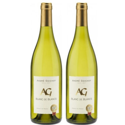 ANDRE GOICHOT [BUNDLE OF 2] ANDRE GOICHOT VIN DE FRANCE BLANC DE BLANC 750ML 1