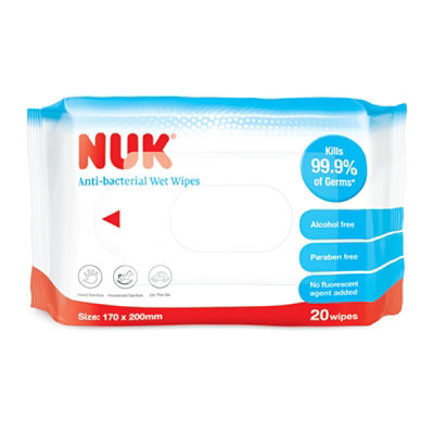 NUK [Bundle of 5] NUK Anti Bacterial Wipes 20pcs 3
