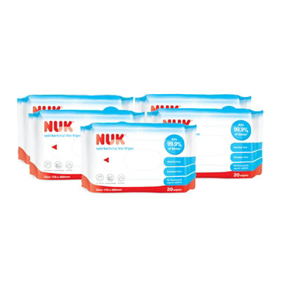 NUK [Bundle of 5] NUK Anti Bacterial Wipes 20pcs 4
