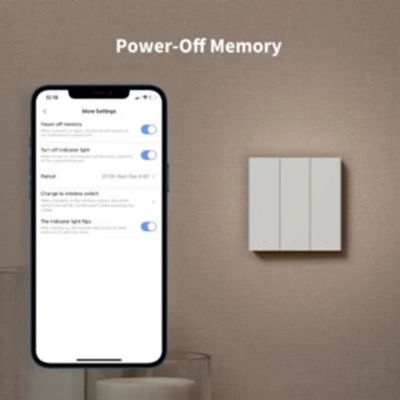 Aqara [Bundle of 5] AQARA H1 Smart Wall Switch 3.0 NO Neutral (Grey) - Single Rocker 4