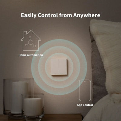 Aqara [Bundle of 5] AQARA D1 Smart Wall Switch NO Neutral - Triple Rocker 3