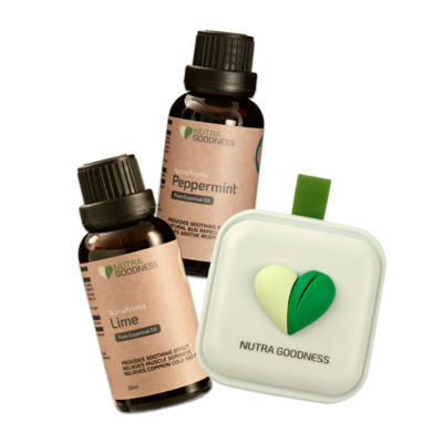Buy [Bundle] 1x Nutra Goodness NutraAroma Pure Essential Oil Peppermint ...