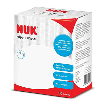 NUK [Bundle of 10] NUK Nipple Wipes 30 Sachet/Box 6