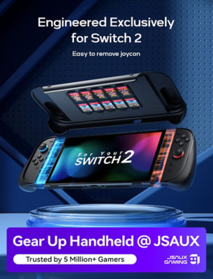 JSAUX Nintendo Switch 2 Ergonomic Controller Split Protective Case 4
