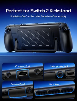 JSAUX Nintendo Switch 2 Ergonomic Controller Split Protective Case 8