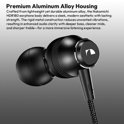 Nakamichi NMHDR180 Type-C In-ear Earphones with Microphone 4