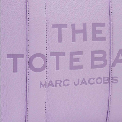 MARC JACOBS The Leather Medium Tote Bag Wisteria H004L01PF21 6