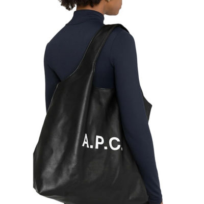 A.P.C. Ninon Tote Bag Black PUAATM61565 5
