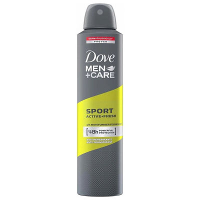 Dove Men+Care Deodorant Spray Sport Active+Fresh 250ml 1