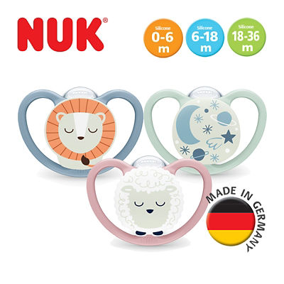 NUK Space Night Silicone Soother Pacifier 1pc/box (18-36M) 2