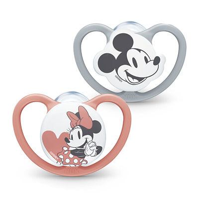 NUK Space Disney Mickey Mouse Silicone Soother Pacifier 2pcs/box (6-18M) 4