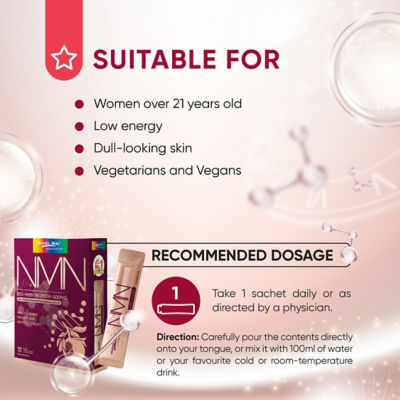 Holistic Way Bio-NMN 女士 400毫克 (3.5毫克/粉袋)(15包粉袋) 7