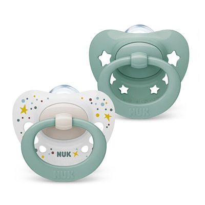 NUK Signature Silicone Soother Pacifier 2pcs/box (6-18M) 15