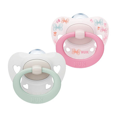 NUK Signature Silicone Soother Pacifier 2pcs/box (6-18M) 17