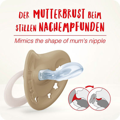 NUK Signature Silicone Soother Pacifier 2pcs/box (6-18M) 3