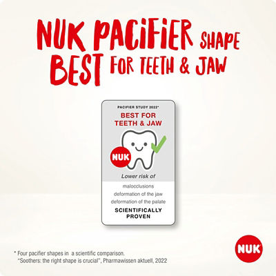 NUK Signature Silicone Soother Pacifier 2pcs/box (6-18M) 5