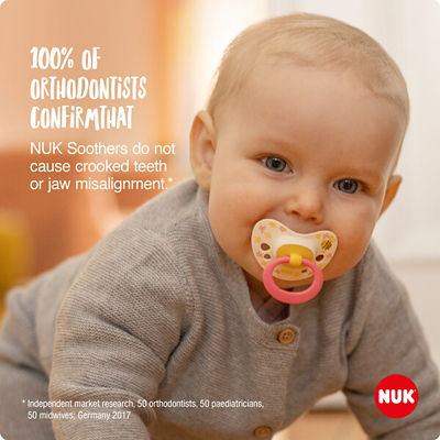 NUK Signature Silicone Soother Pacifier 2pcs/box (6-18M) 7