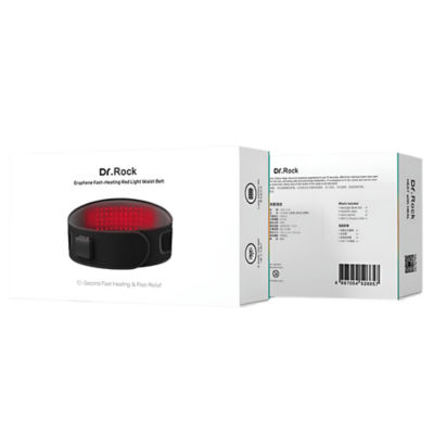 Zikko Dr Rock HXR-L130 Graphene Fast Heating Red Light Waist Belt 11