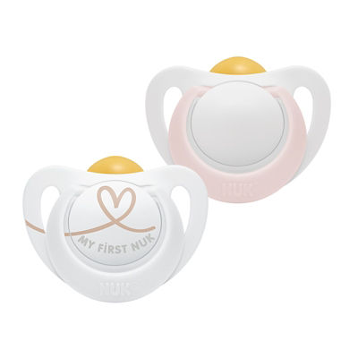 NUK Star Day Latex Soother Pacifier 2pcs/box (0-6M) 14