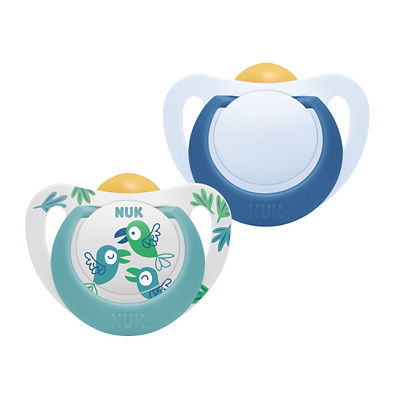 NUK Star Day Latex Soother Pacifier 2pcs/box (0-6M) 15