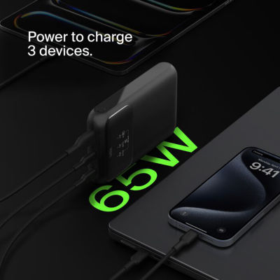 Belkin BoostCharge Pro 3-Port Laptop PowerBank 20K 4