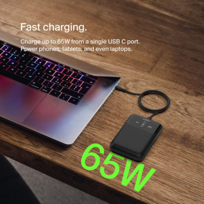 Belkin BoostCharge Pro 3-Port Laptop PowerBank 20K 5