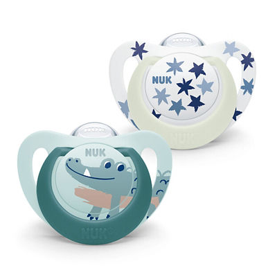 NUK Star Day & Night Silicone Soother Pacifier 2pcs/box (18-36M) 11