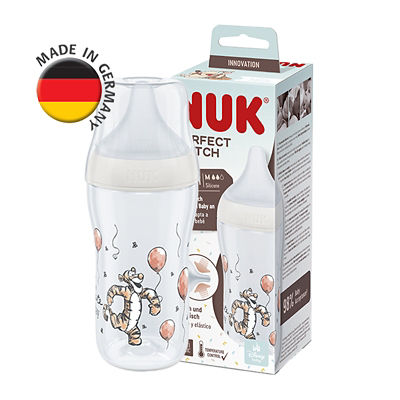 NUK Perfect Match Temperature Control Bottle with Soft Silicone Teat 260ml 3