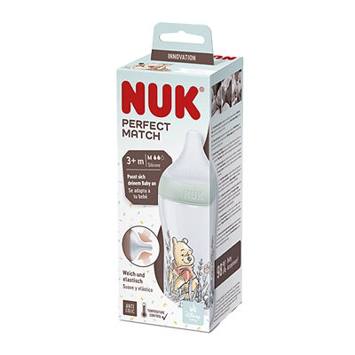 NUK Perfect Match Temperature Control Bottle with Soft Silicone Teat 260ml 4
