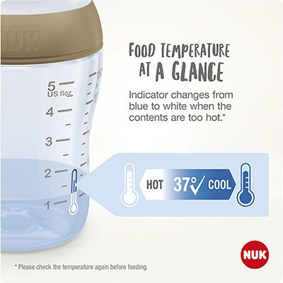 NUK Perfect Match Temperature Control Bottle with Soft Silicone Teat 260ml 7