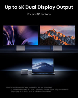 Anker Prime TB5 Docking Station 14-in-1 Charger Thunderbolt 5 Dock with Dual 8K Display A83B5 5