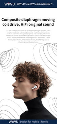 WiWU True Wireless HiFi Stereo Earbuds with Smart Display T22 15